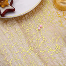 Chemin de table rose gold paillettes métallisées fête