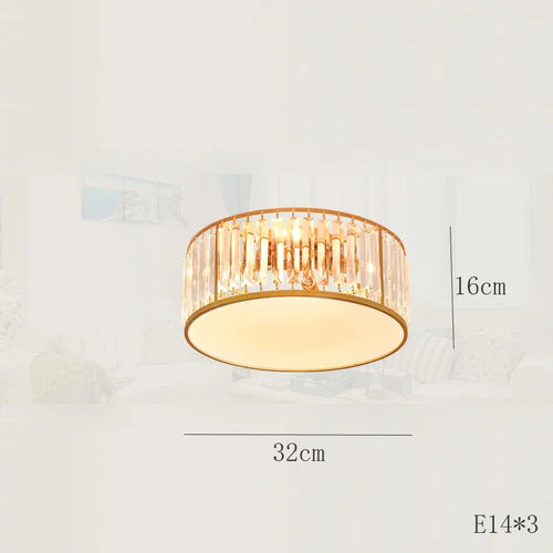LED-Deckenleuchte aus Kristall für moderne Wohnraumgestaltung - vue 11 sur 12
