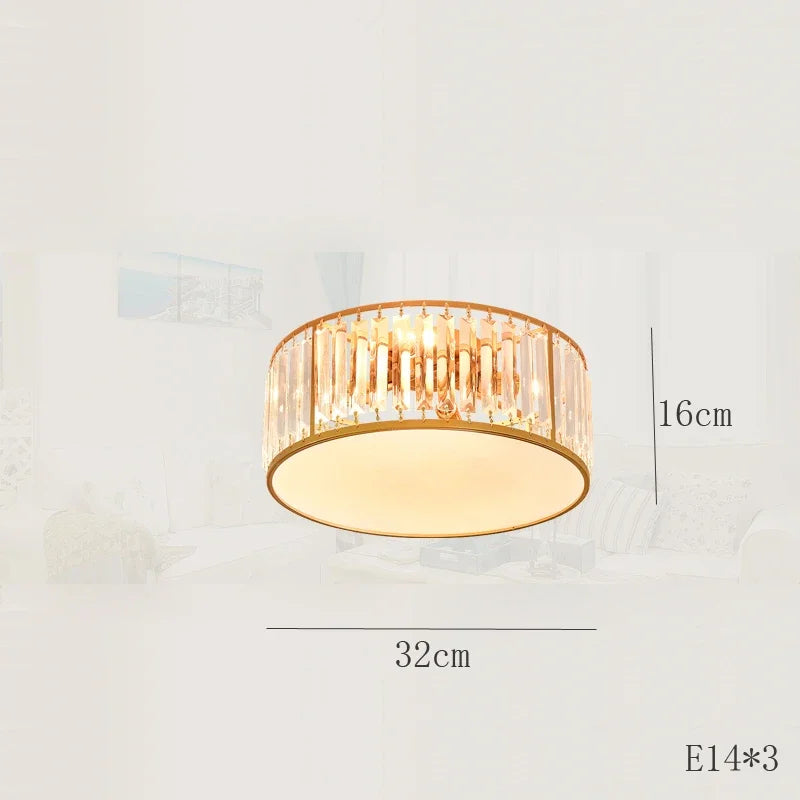 LED-Deckenleuchte aus Kristall für moderne Wohnraumgestaltung - vue 10 sur 12