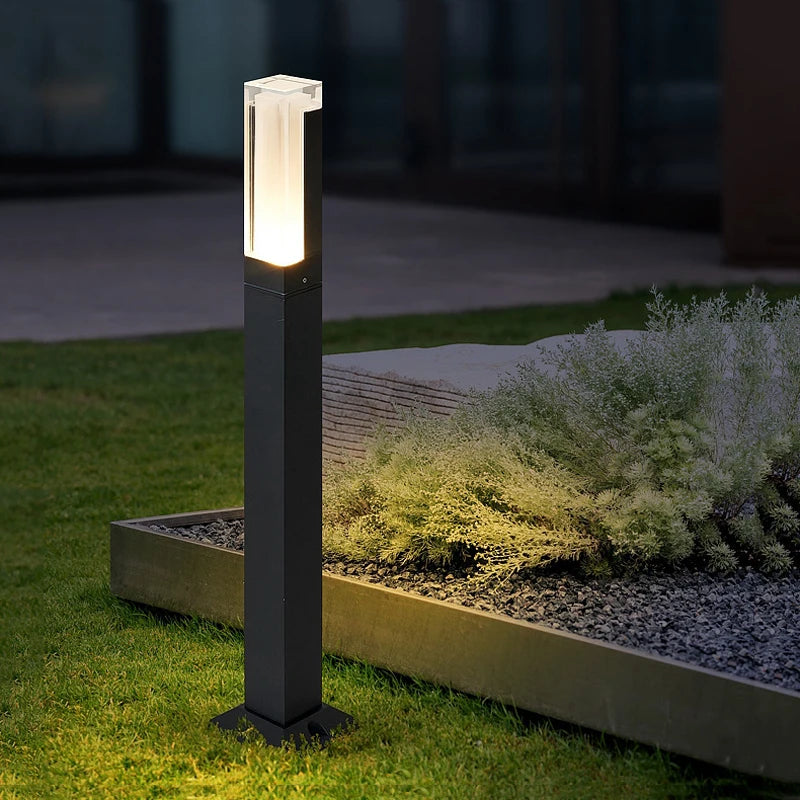 lampe extérieure étanche en aluminium pour jardin et paysage - vue 5 sur 7