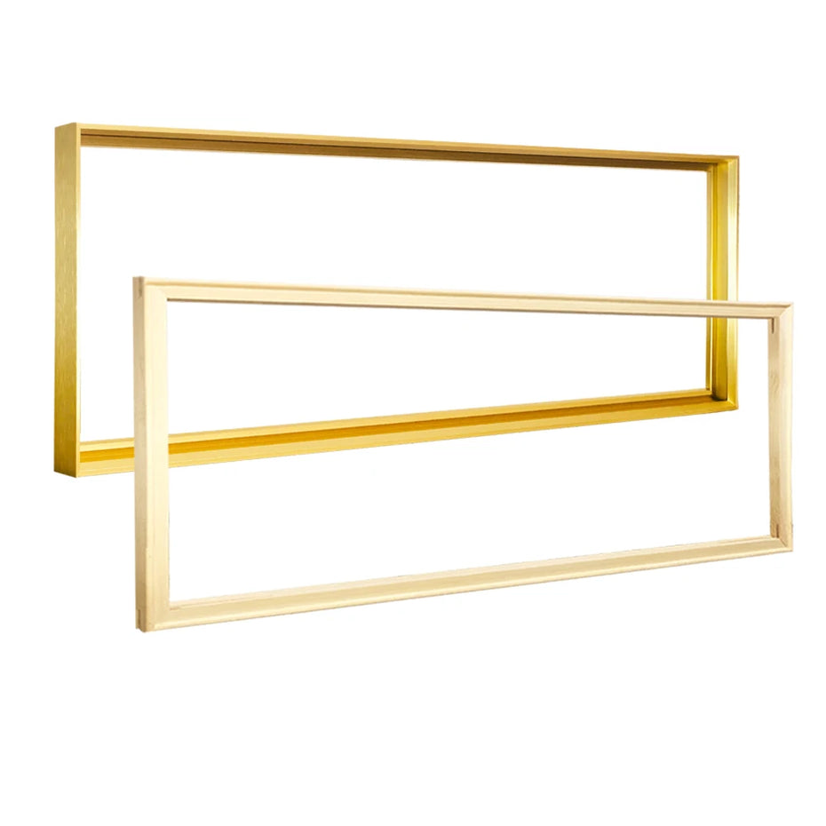 5 Color Large Size Metal Picture Photo Frames Kit DIY Gold Silver Black White Canvas,Painting Frame for Wall Art,Home Decoration
