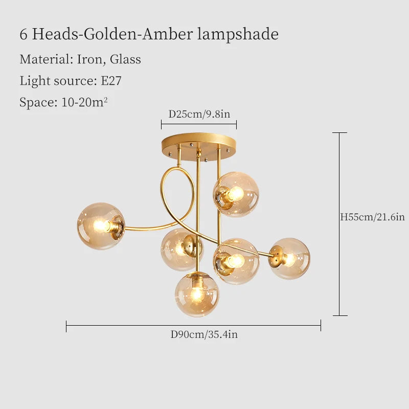 Luxuriöse LED-Pendelleuchte für elegante Inneneinrichtung