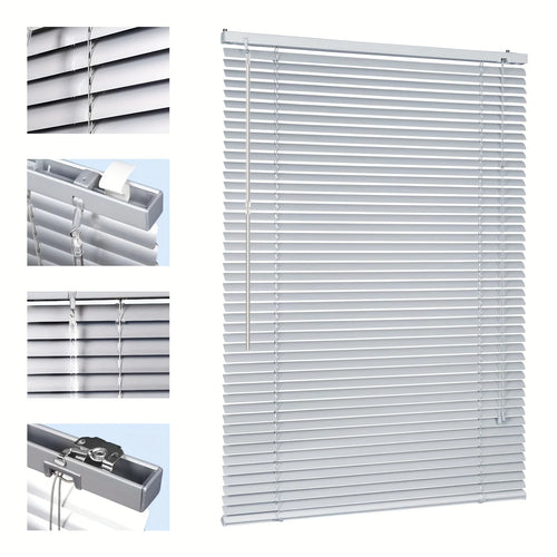Store vénitien aluminium sans perçage pour fenêtre chambre