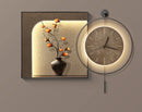 horloge murale grande taille design classique en métal moderne