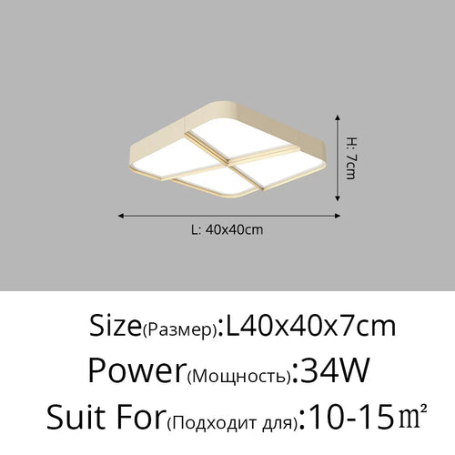 Modern Creative Splicing LED Chandeliers, Used For Bedroom Learning, Living, Dining, Indoor Lighting, Dimmable Home Decoration - vue 10 sur 12
