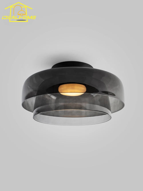 Design-Deckenleuchte aus Glas für moderne Wohnräume - vue 6 sur 21
