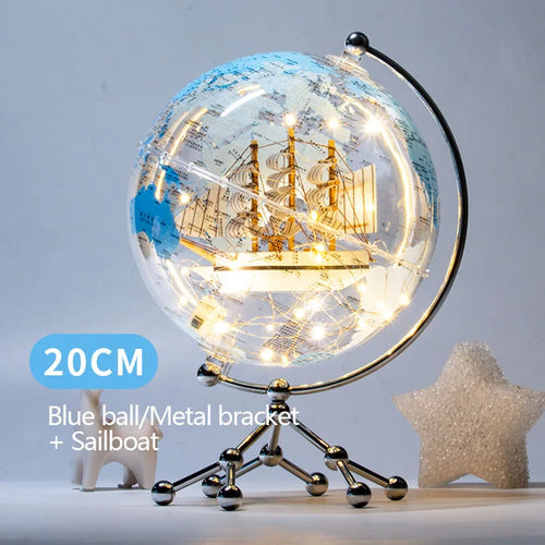 guirlande lumineuse globe étoilé à piles pour décoration