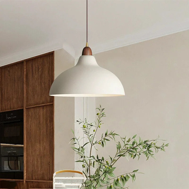 Lustre LED nordique lampes suspendues industrielles luminaire d'intérieur pour salon salle à manger cuisine décor noir blanc suspension - vue 4 sur 10