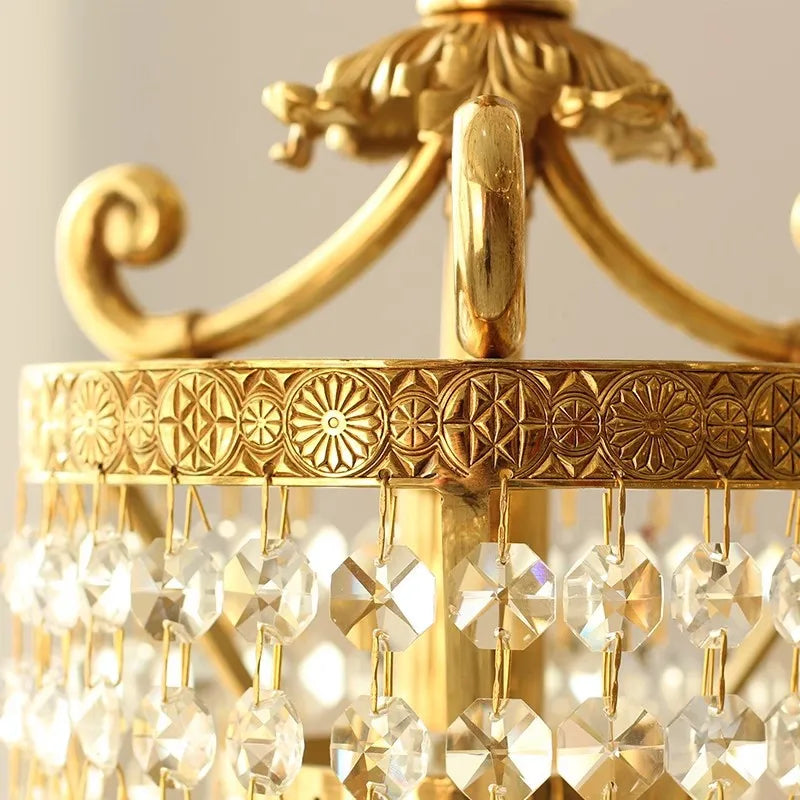 suspension moderne en cristal pour éclairage intérieur élégant - vue 6 sur 7