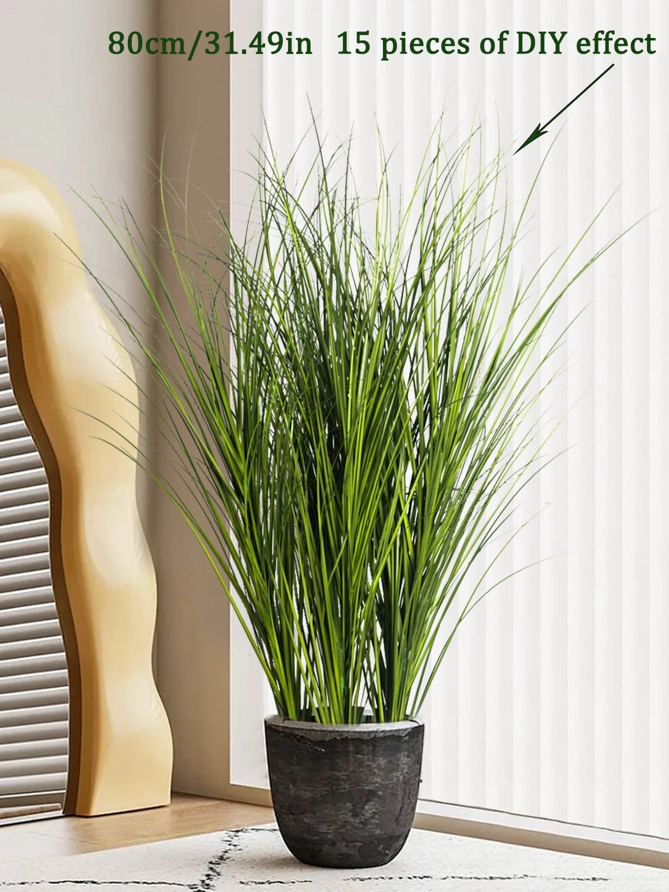 gazon artificiel tropical pour mariage jardin et bureau - vue 4 sur 10