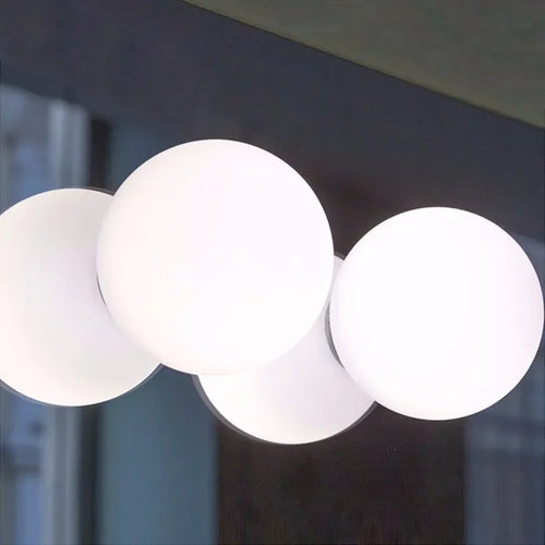 Moderner Deckenleuchte aus Glas für elegante Inneneinrichtung - vue 7 sur 11