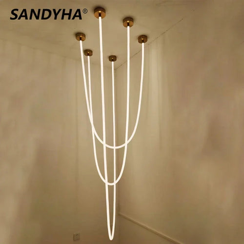 lustre minimaliste sandyha en ligne art design led