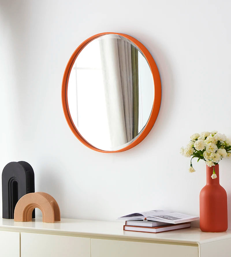 miroirs décoratifs ronds adhésifs pour salle de bain et décoration murale - vue 3 sur 11