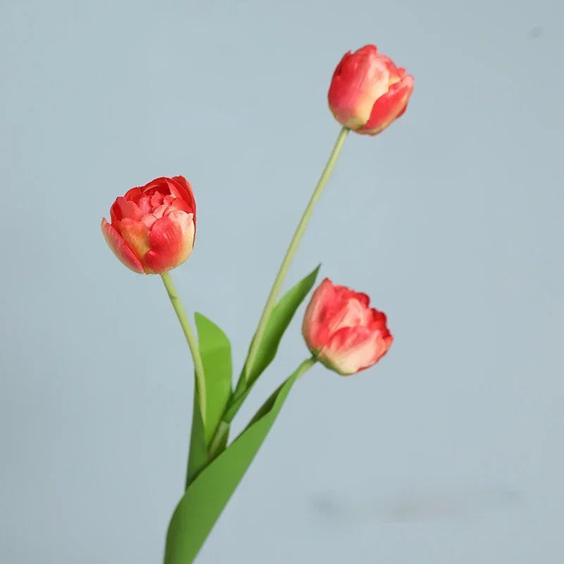 fleurs artificielles tulipes en soie décoratives pour toutes occasions - vue 9 sur 13