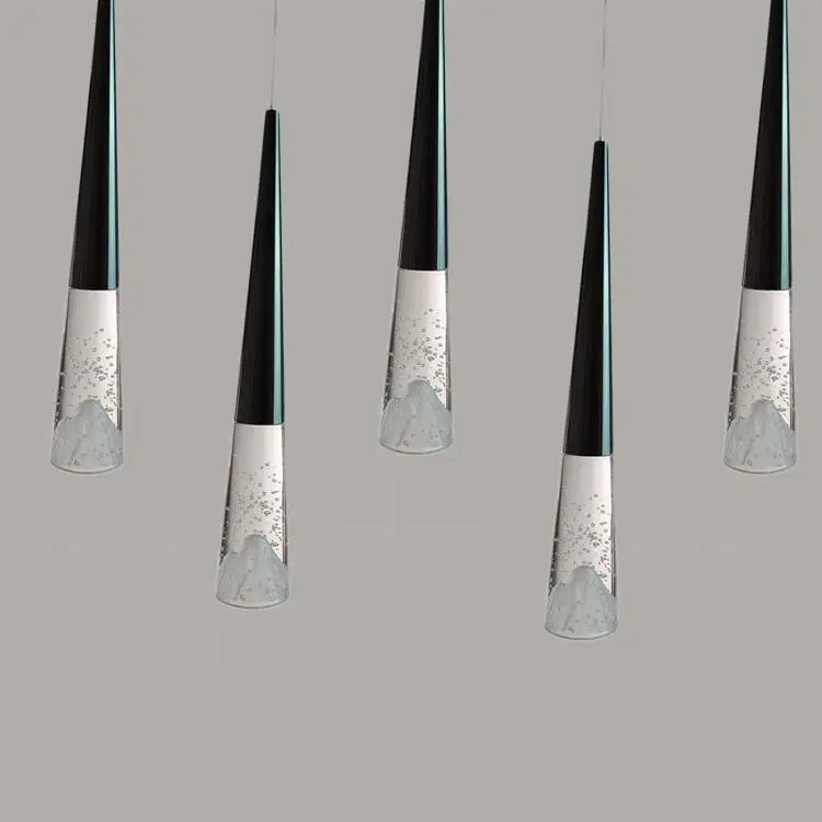 suspension moderne en cristal pour éclairage intérieur élégant - vue 8 sur 16