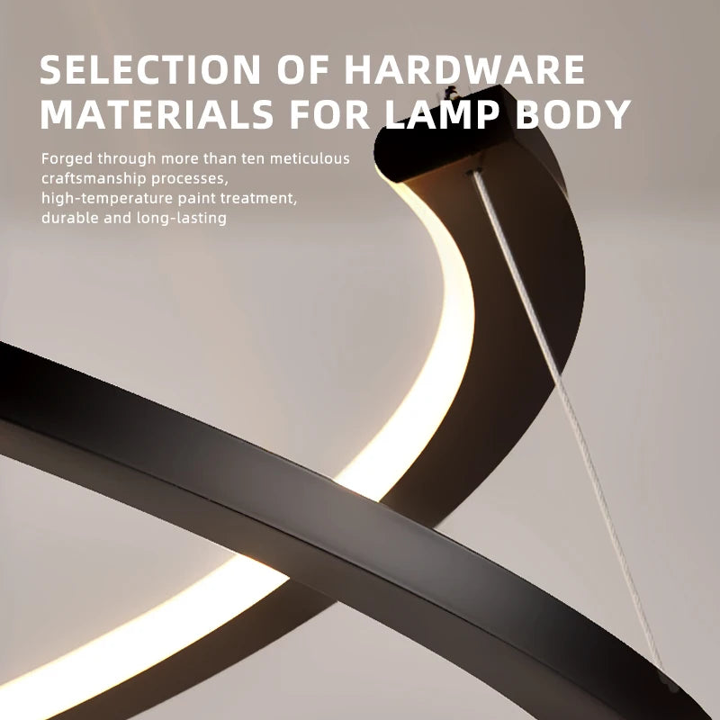 lustre nordique moderne pour un éclairage design élégant