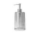 distributeur de savon liquide en cristal transparent pour salle de bain