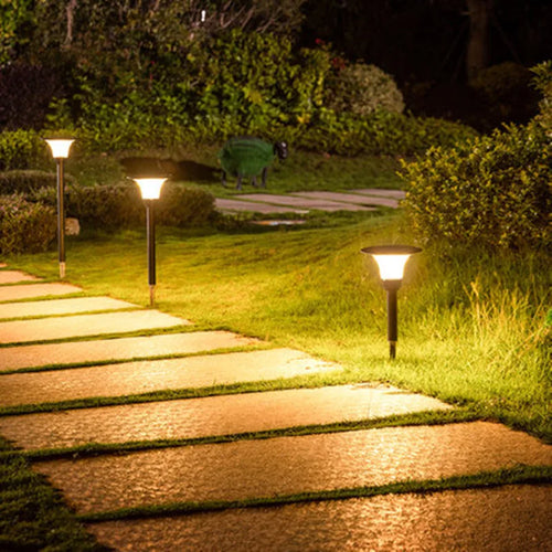 Solar-LED-Stehleuchte für Garten und Außenwege - vue 3 sur 13