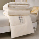 Cotton Comforter Duvet Insert - Quilted White Comforters Queen Size, All Season Down Alternative Queen Size Bedding Comforter