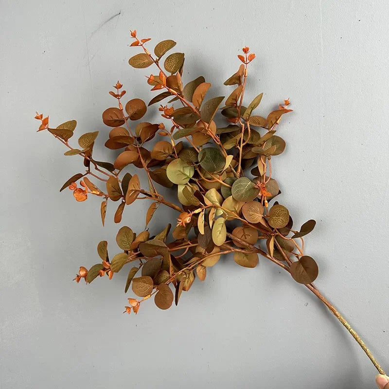 lot de 2 feuilles artificielles en soie pour décoration florale - vue 4 sur 7