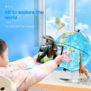 globe lumineux éducatif avec constellations et lumière led