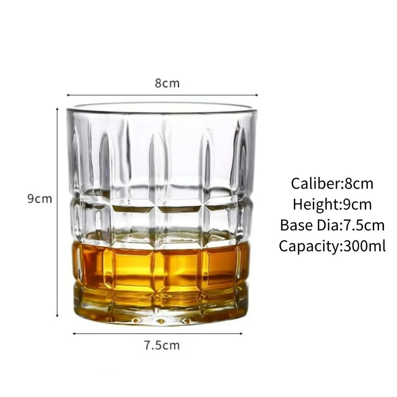 Verre whisky old fashioned gravé style classique élégant