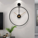 Modern Simple Iron Wall Clock, Home Decoration, Living Room, Creative, Fashion