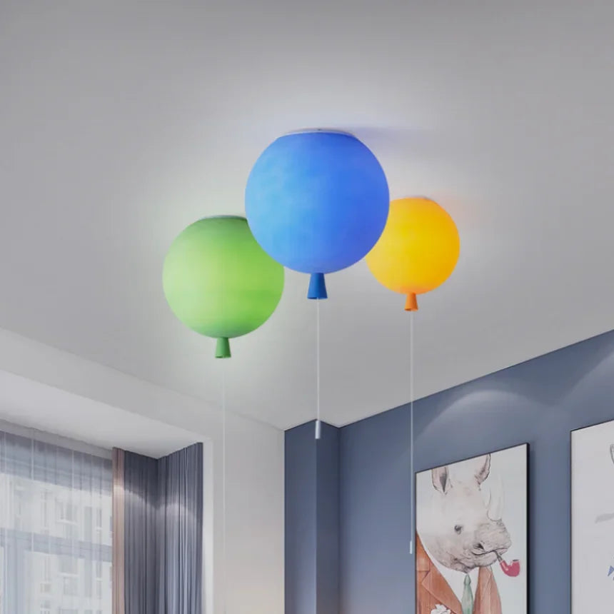plafonnier ballon moderne pour enfants décoration école boutique - vue 6 sur 13