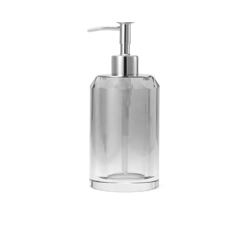 distributeur de savon liquide en cristal transparent pour salle de bain - vue 14 sur 20