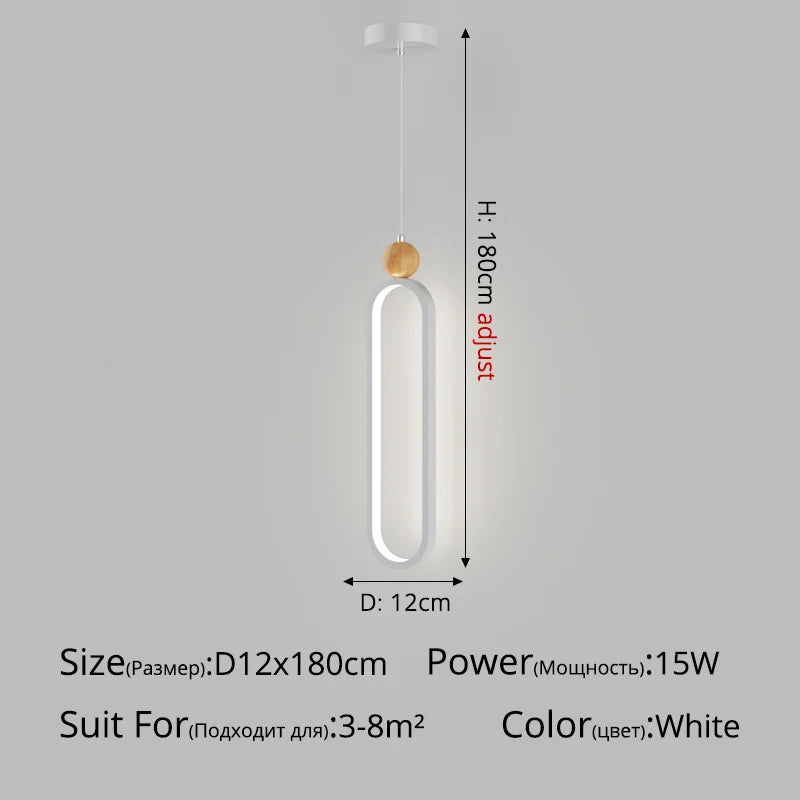 Moderner nordischer Kronleuchter minimalistisch für Restaurant und Bar