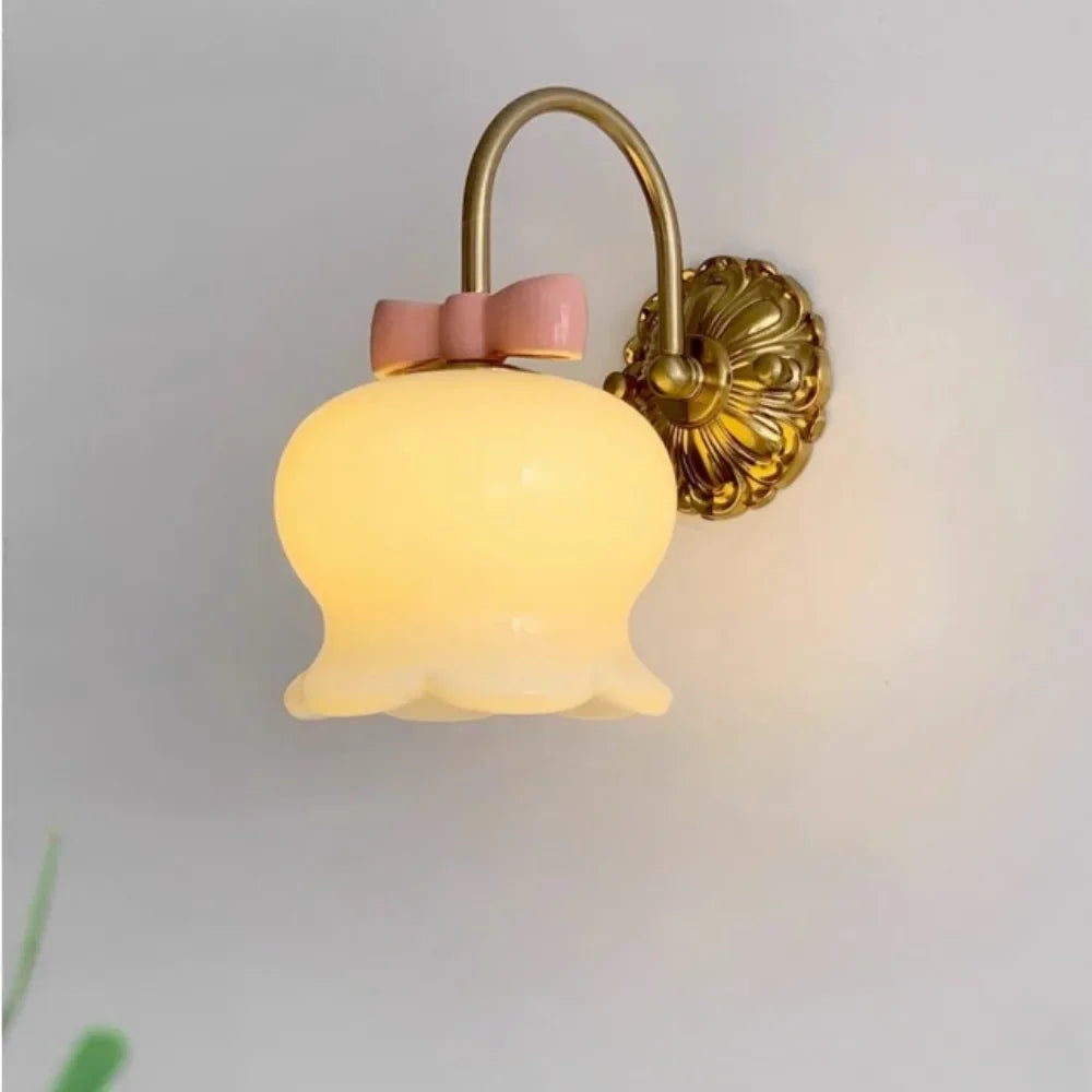applique murale led simple avec nœud pour décoration murale créative - vue 4 sur 9