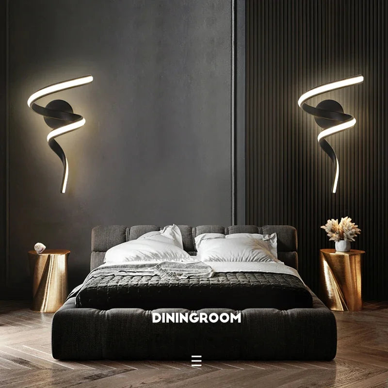applique murale led moderne pour décoration intérieure élégante - vue 3 sur 10