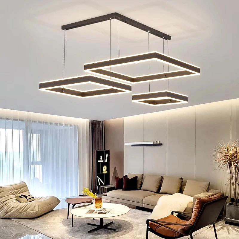 suspension moderne led pour éclairage intérieur - vue 3 sur 10