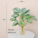 branches de ficus artificiel pour décoration de jardin et paysage