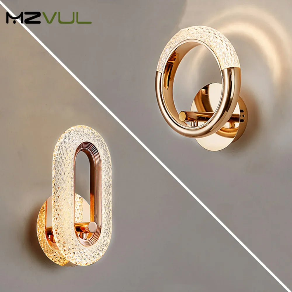 applique murale led moderne luminaire décoratif d'intérieur créatif - vue 2 sur 9