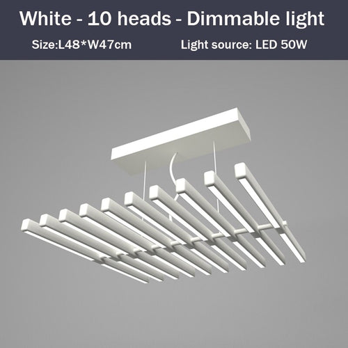 Lustre design LED en baguette lumineuse Bilbao