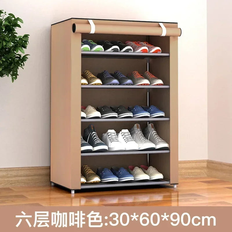 étagère à chaussures multicouche économique et pratique anti-poussière - vue 11 sur 16