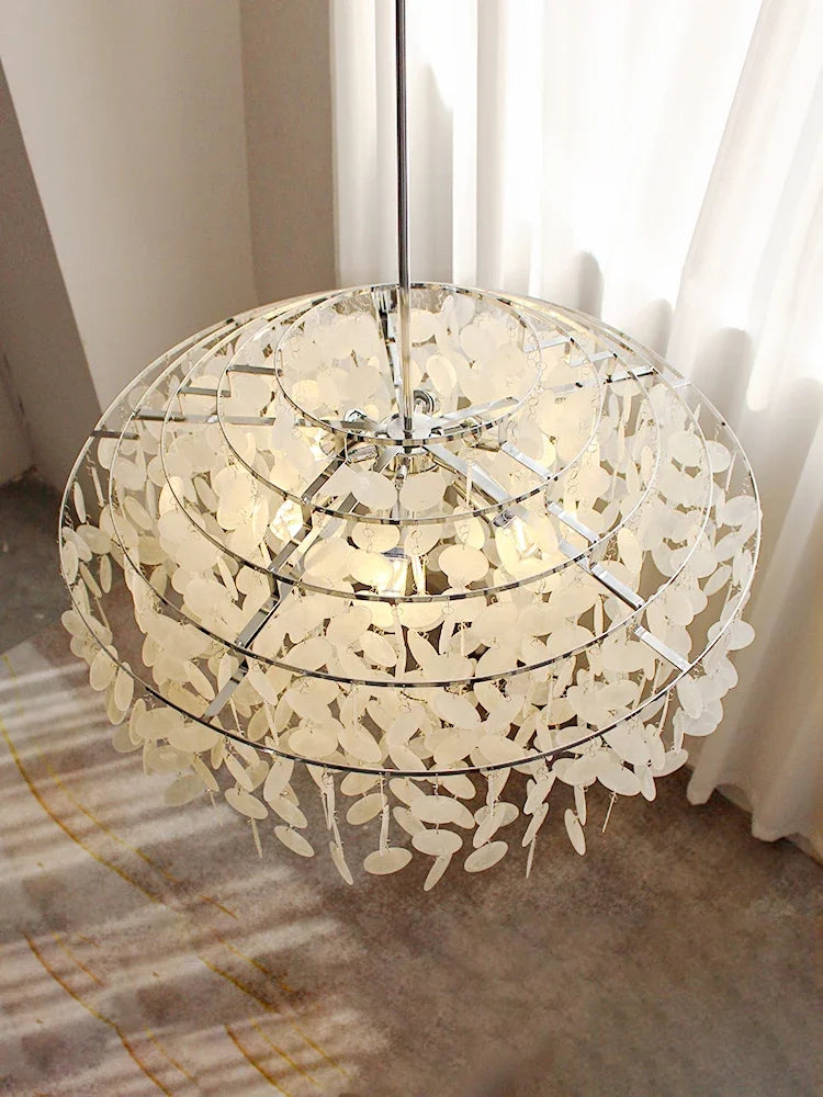 lustre en coquillage style français pour intérieur élégant - vue 6 sur 10