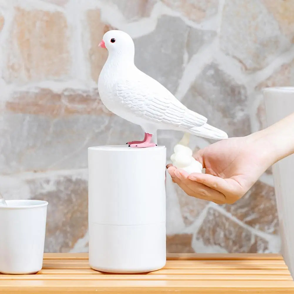 distributeur de savon automatique en forme de pigeon hygiénique sans contact - vue 4 sur 8