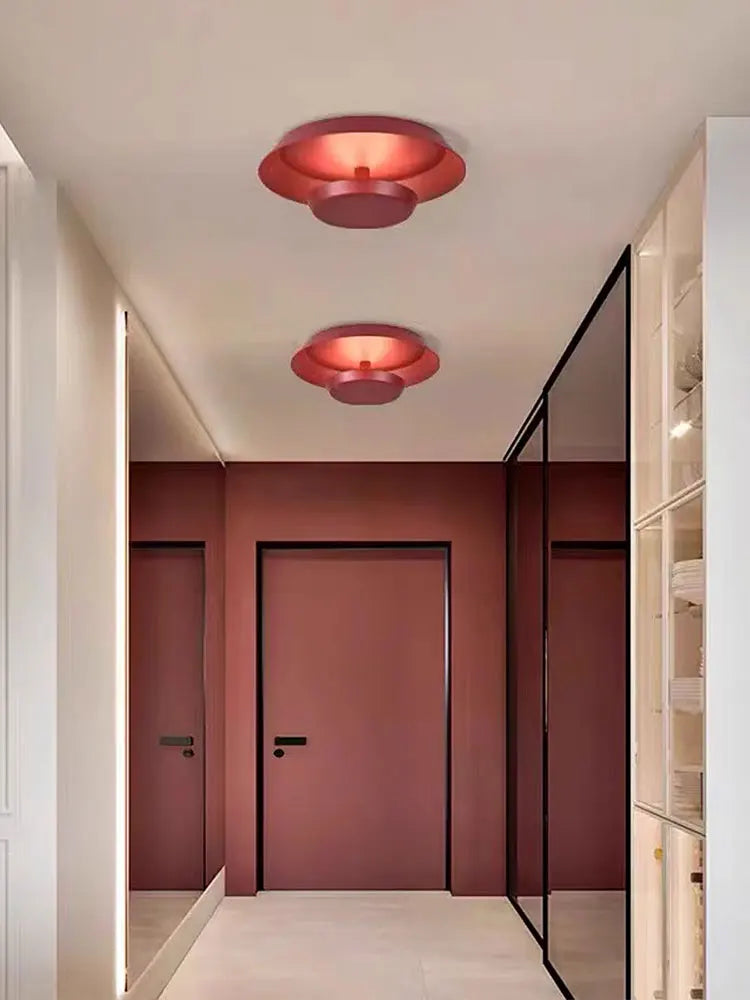 Minimalistische nordische Deckenleuchte dekorativ für modernes Interieur - vue 3 sur 10