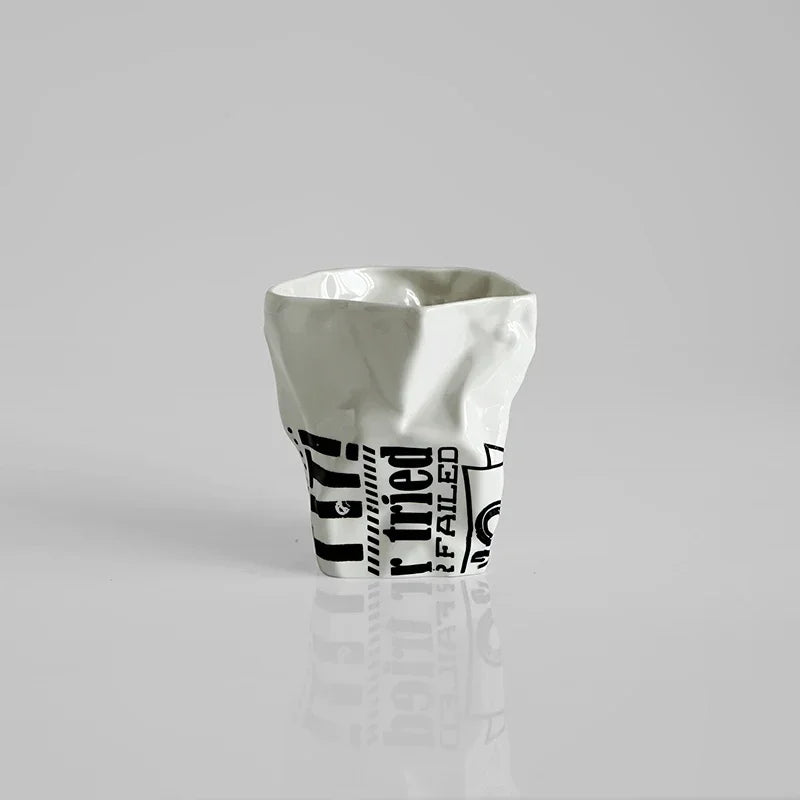 accessoires en céramique d'art origami pour salle de bain haut de gamme - vue 10 sur 15