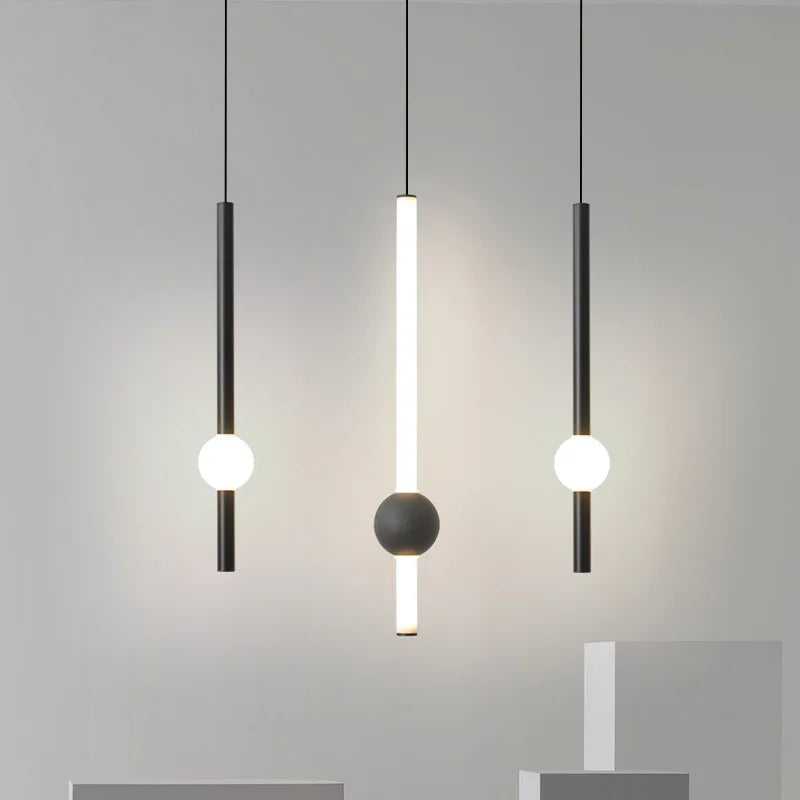 suspension moderne suspension led luminaire décoratif d'intérieur - vue 2 sur 12