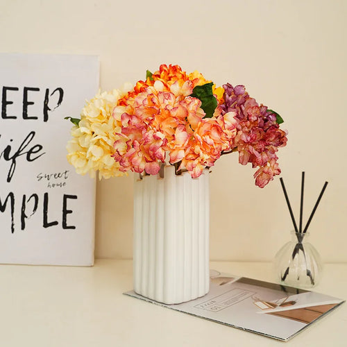 fleur d'hortensia artificielle vintage pour décoration et bouquet