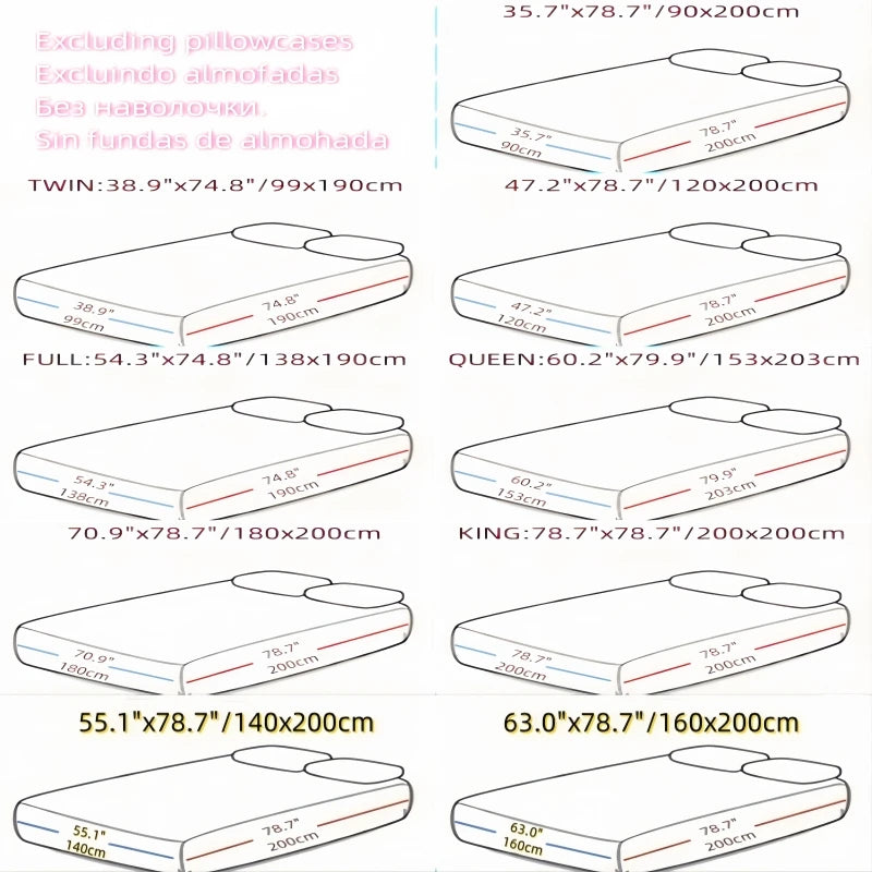 drap-housse de haute qualité pour lit queen king size