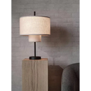 Moderner LED-Stehleuchte aus chinesischem Stoff im nordischen Minimalismus