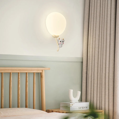 Kreative Wandleuchte in Ballonform für Kinder - vue 3 sur 10