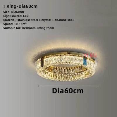 Runde LED-Deckenleuchte im nordischen Design aus Edelstahl – neues Modell - vue 8 sur 12