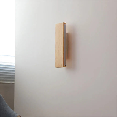 applique murale led moderne en bois décorative d'intérieur - vue 4 sur 9