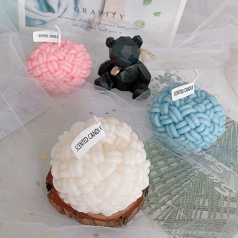 bougie d'aromathérapie géométrique pour décoration et cadeaux - vue 6 sur 12