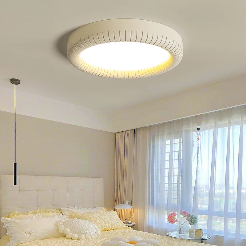 LED-Deckenleuchte im Creme-Stil mit Augenschutz - vue 4 sur 18